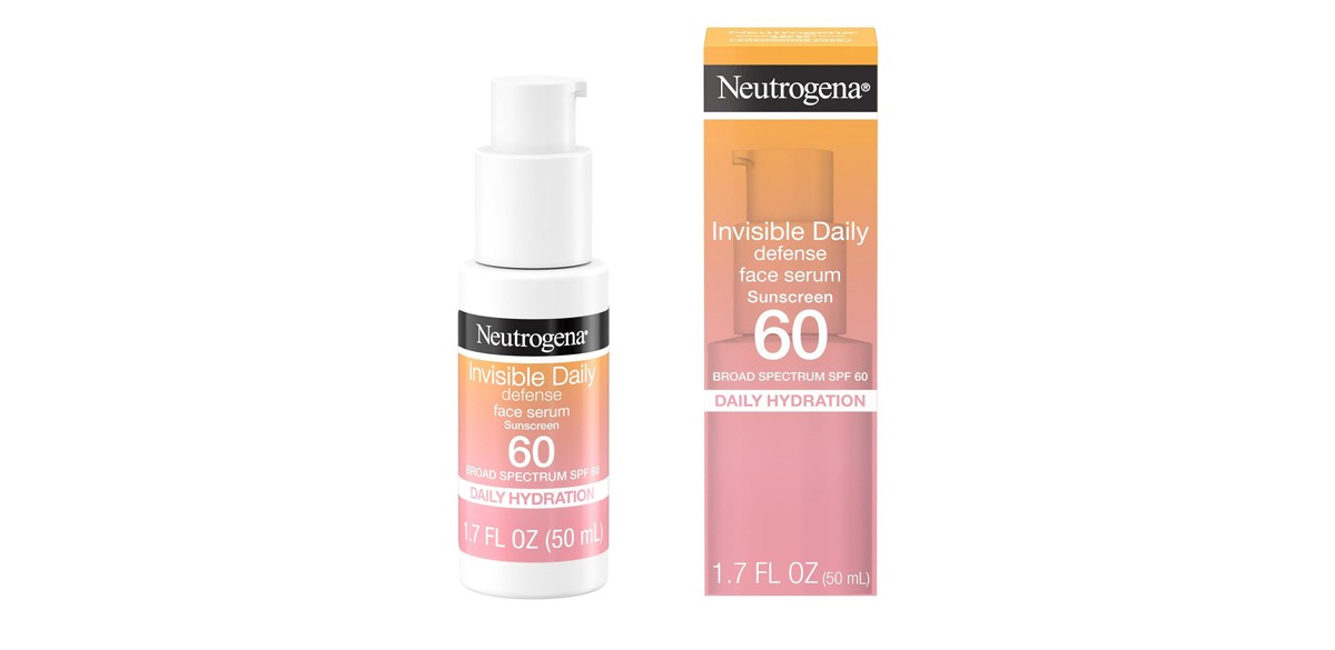 Neutrogena Invisible Daily Defense Face Sunscreen + Hydrating Serum with Broad Spectrum SPF 60 Neutrogena Invisible Daily Defense Face Sunscreen + Hydrating Serum with Broad Spectrum SPF 60