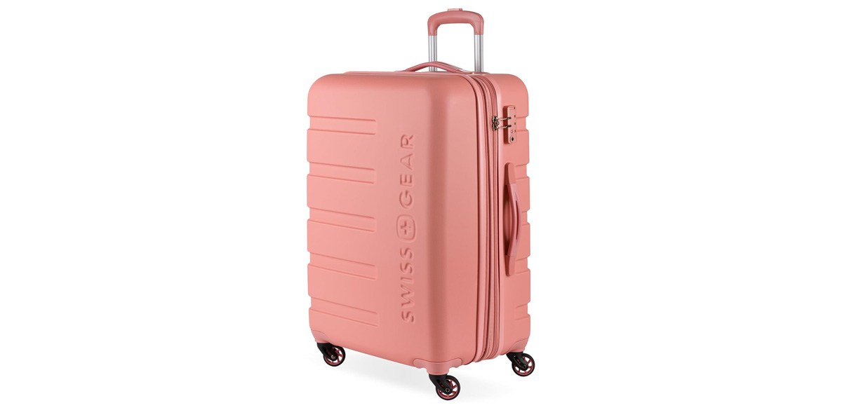 SwissGear 7366 Hardside Expandable Luggage with Spinner Wheels, Coral SwissGear 7366 Hardside Expandable Luggage with Spinner Wheels, Coral