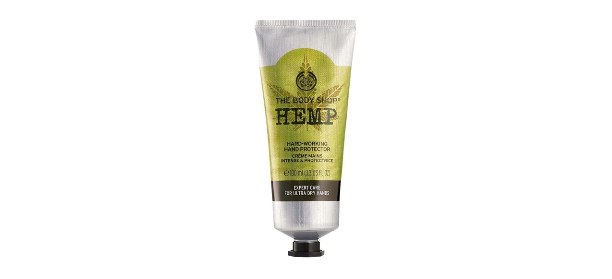 The Body Shop Hemp Hand Protector on white background