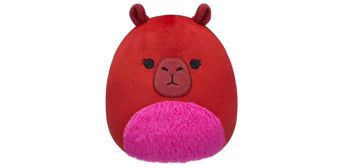 Squishmallows Original 8-Inch Marcia Maroon Capybara Squishmallows Original 8-Inch Marcia Maroon Capybara