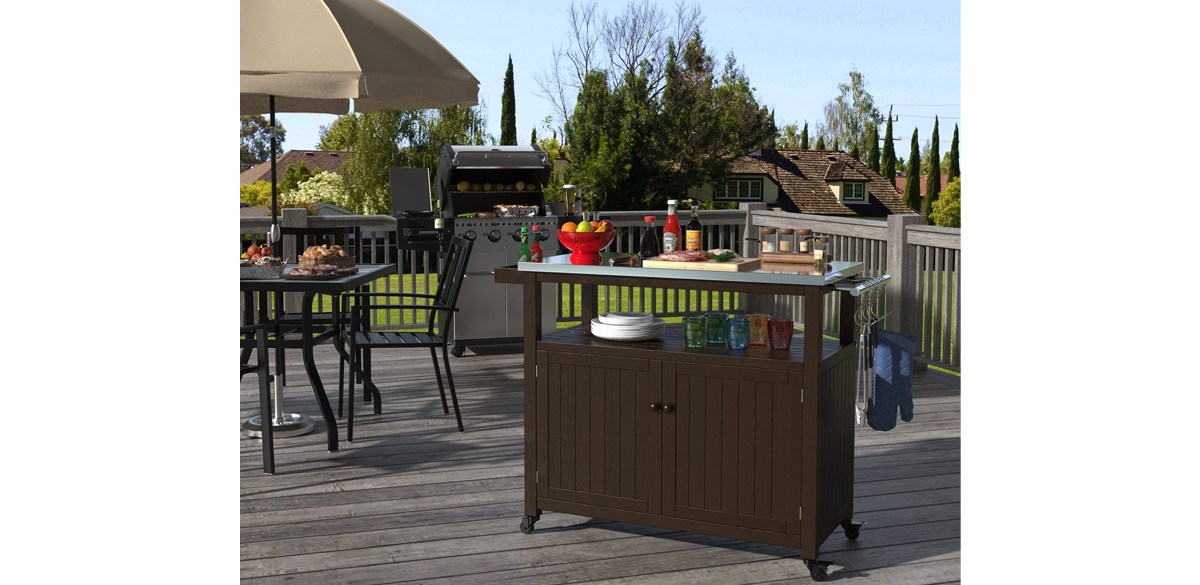 GDLF Outdoor Prep Table Grill Station