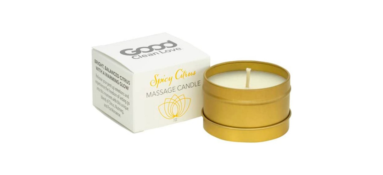 Best Good Clean Love Spicy Citrus Massage Candle