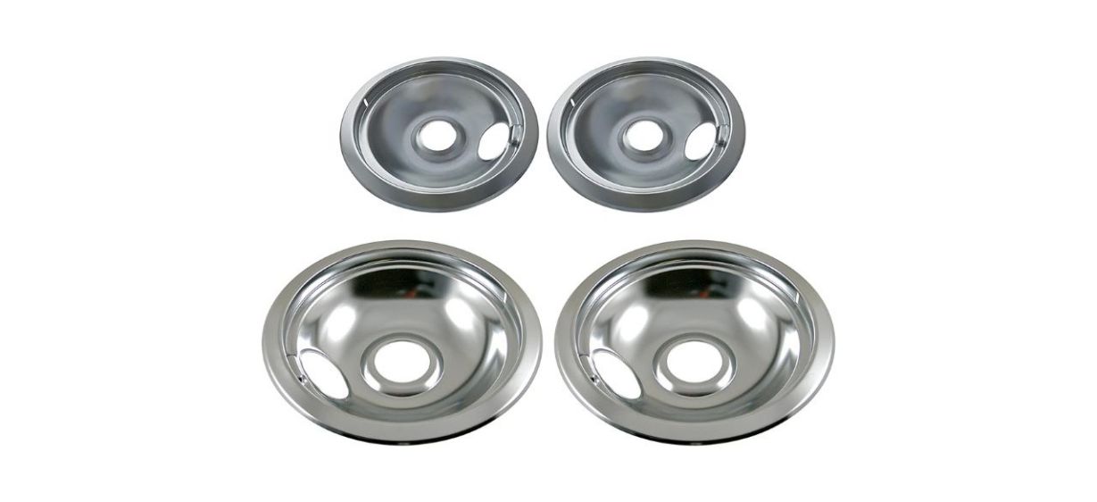 Best Kitchen Basics Replacement Chrome Drip Pans