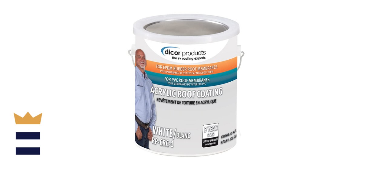 Dicor RPCRC1 White EPDM Rubber Roof Coating