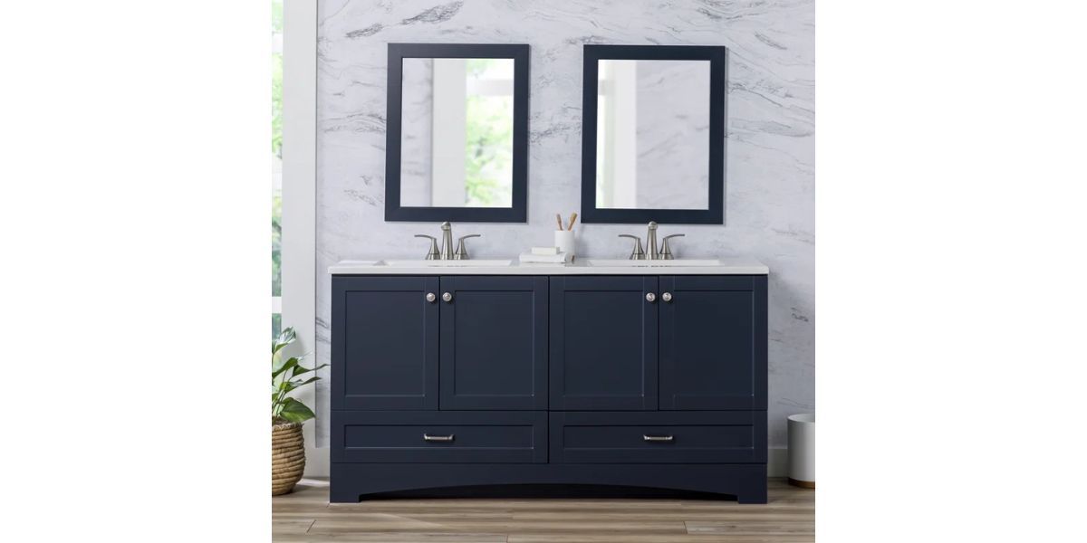 Emlyn 60&quot; Double Bathroom Vanity