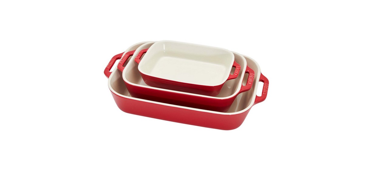 Staub Rectangular Bakers, Set of Three