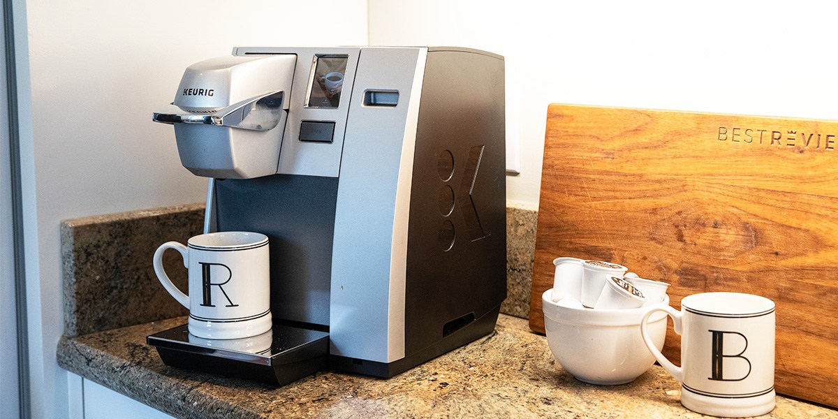 Keurig coffee maker on countertop
