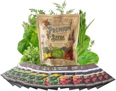 Living Whole Foods Assortment of 12 Culinary Herb Seeds