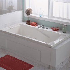American Standard Undermount Whirlpool Fiberglass Bathtub
