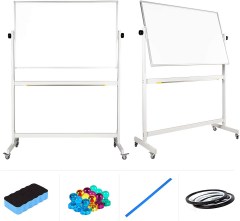 Flybold 36 x 48 Inch Mobile Magnetic Whiteboard