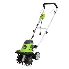 Greenworks 10-Inch 8-Amp Corded Tiller