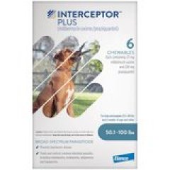 Interceptor Plus Chewable Tablets for Dogs, 50.1-100 Pounds
