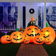 Joiedomi Inflatable Pumpkin Outdoor Decoration