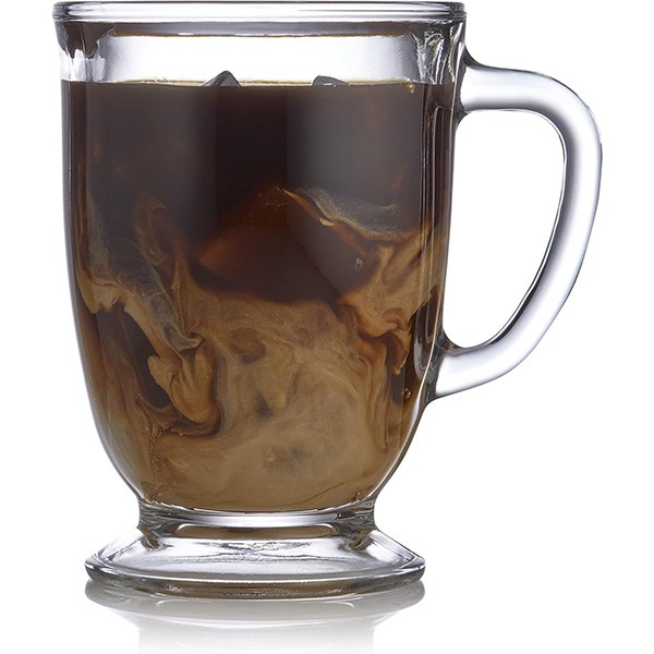 Libbey Kona Glass Coffee Mug Set