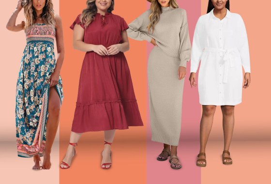 Fall dresses are deeply discounted during Labor Day weekend