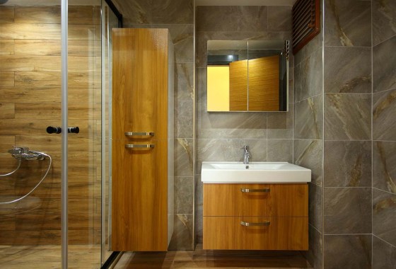 Slim bathroom storage cabinets great for small spaces