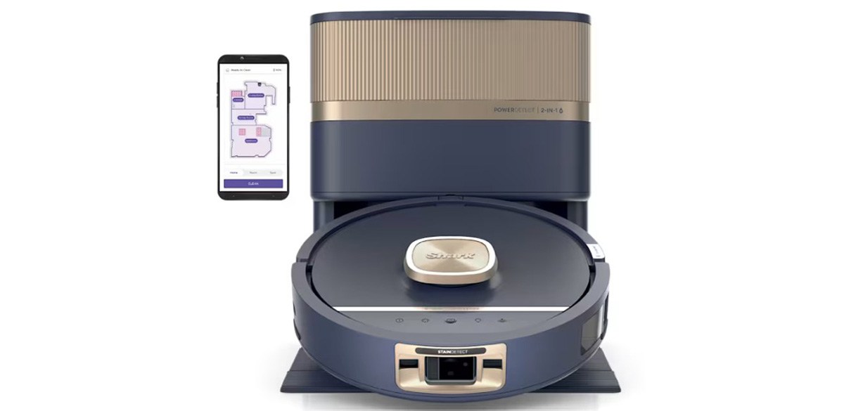 Shark® PowerDetect™ UV Reveal™ 2-In-1 Vac &amp; Mop - Luxe Collection, Deep Harbor
