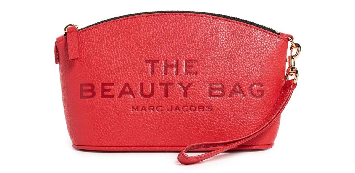 Marc Jacobs Womens The Leather Beauty Bag
