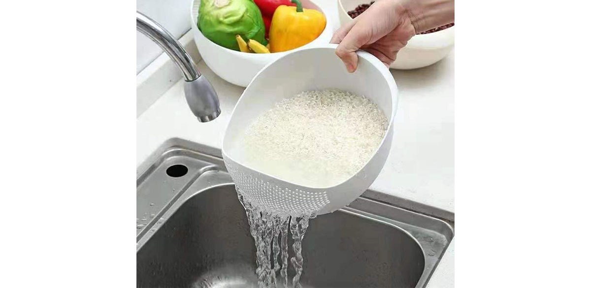 Plastic Washing Bowl With Strainer