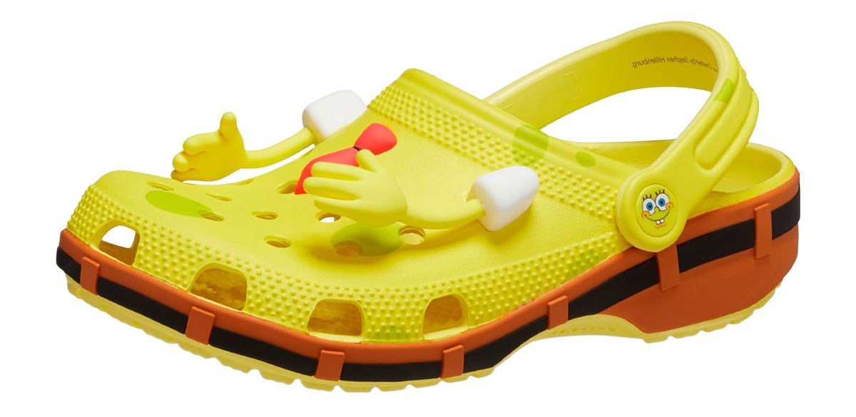 Spongebob Banana Crocs Unisex-Adult Spongebob Squarepants Classic Clog