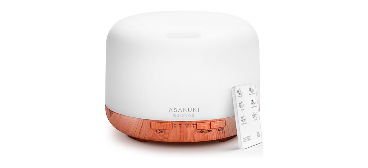 ASAKUKI Essential Oil Diffuser for Home with remote