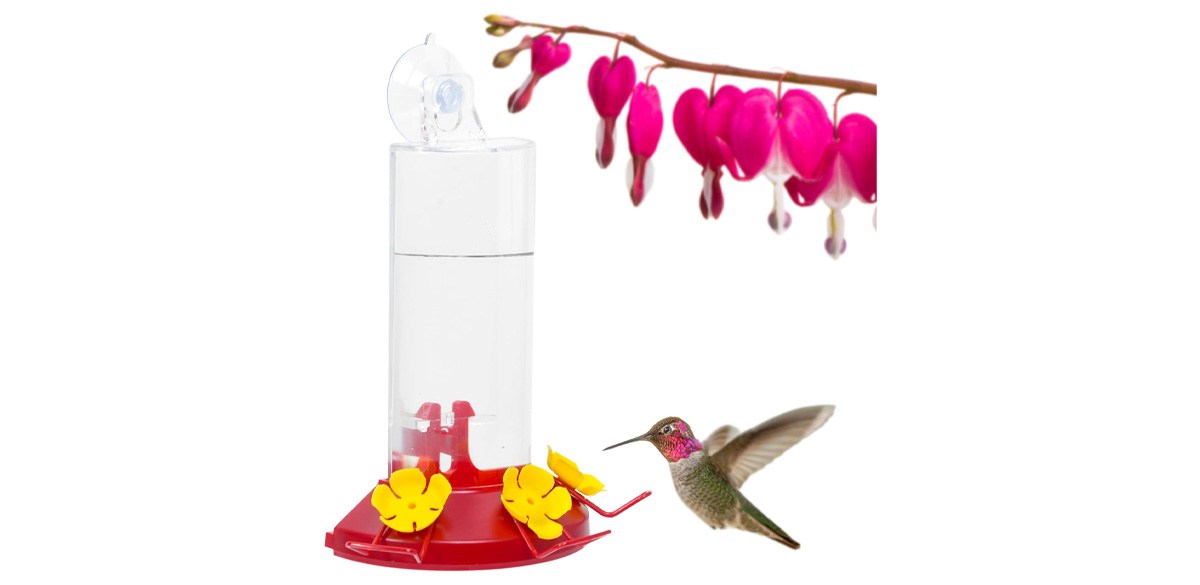 Perky-Pet Plastic Window-Mount Hummingbird Feeder