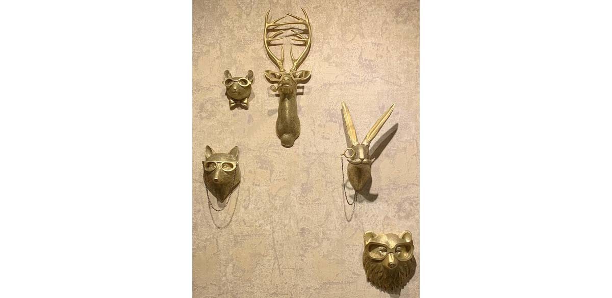 GUASDIE Animal Heads Wall Decor