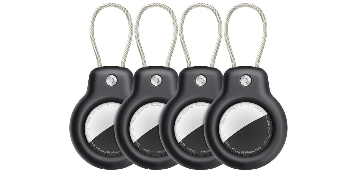 SPGUARD for AirTag Holder Case with Keychain