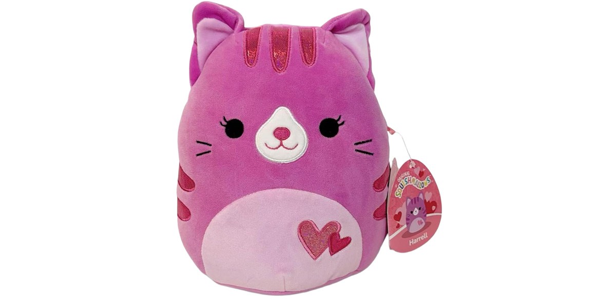 Squishmallows 2026 Original 8-Inch Valentine Squad Plush (Harrell The Cat)