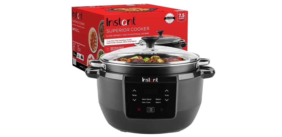Instant Pot Superior Cooker 7.5QT Slow Cooker and Multicooker