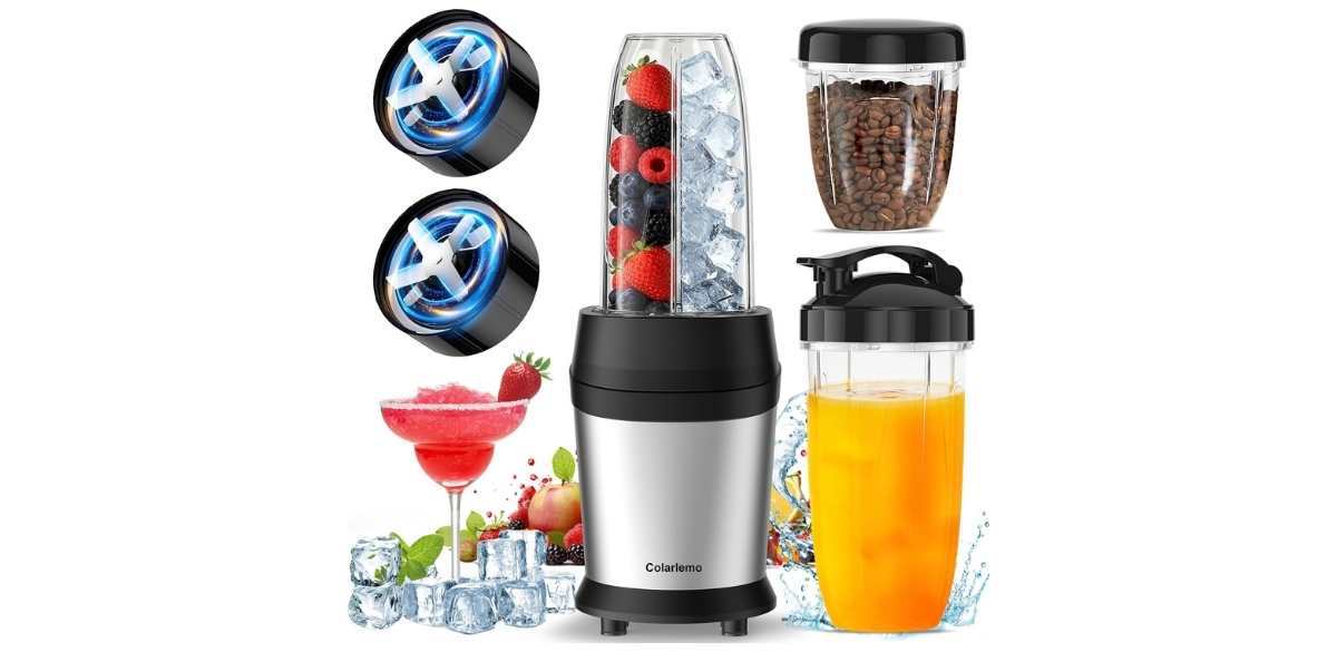 Colarlemo 12-Piece Smoothie Blender Maker