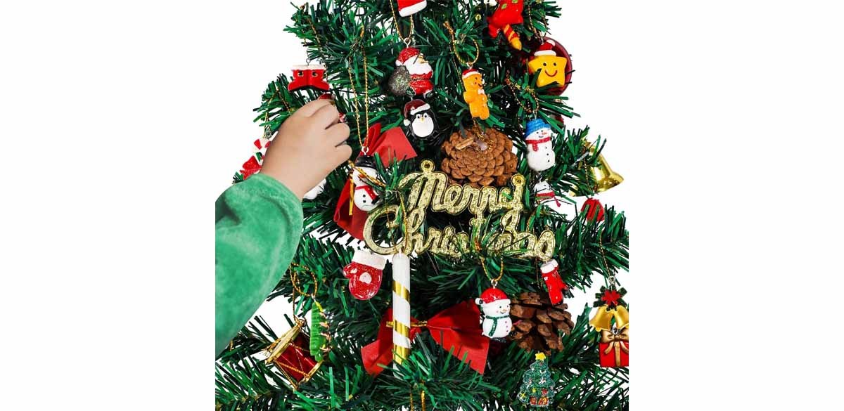 Garma 36PCS Mini Resin Christmas Ornaments
