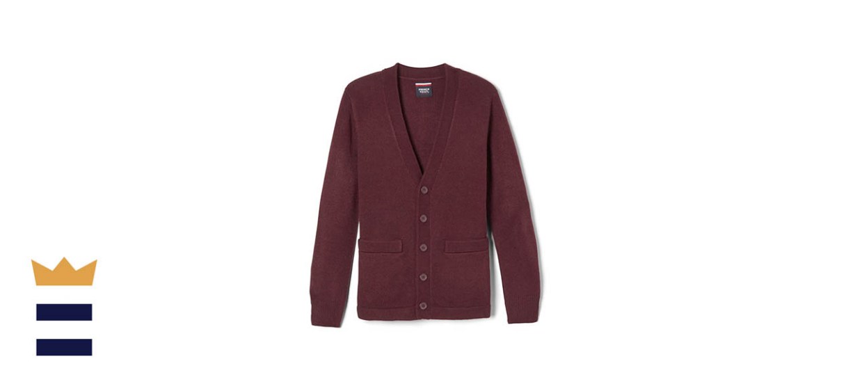 French Toast Boys' Anti-Pill V-Neck Cardigan Sweater