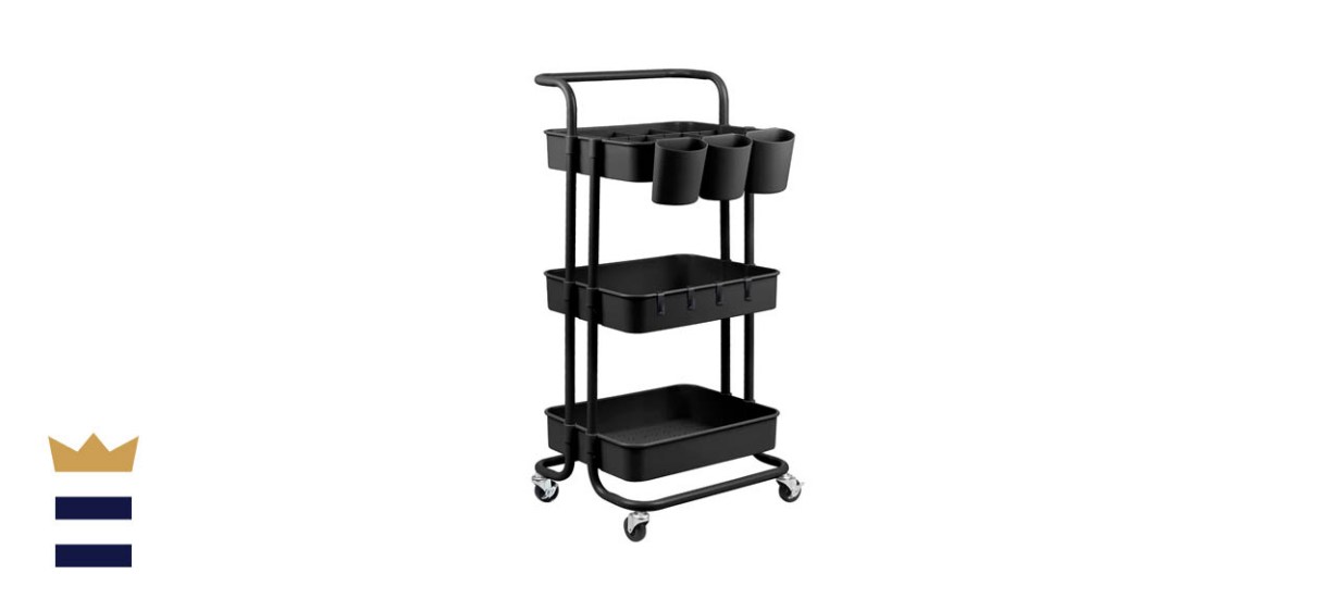 Alvorog 3-Tier Rolling Utility Cart
