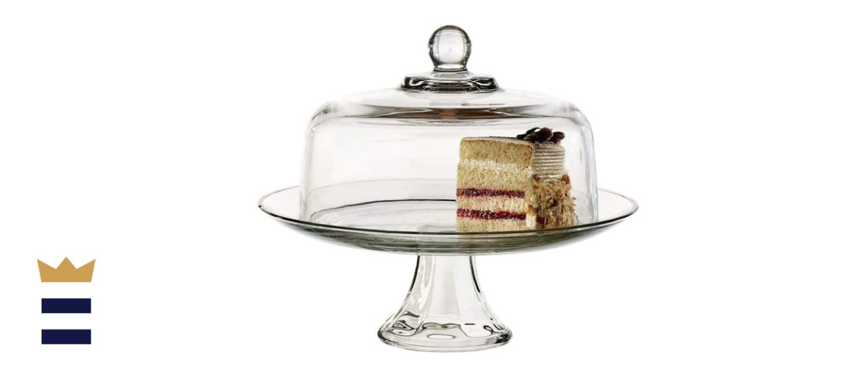 Anchor Hocking Presence Cake Plate with Dome