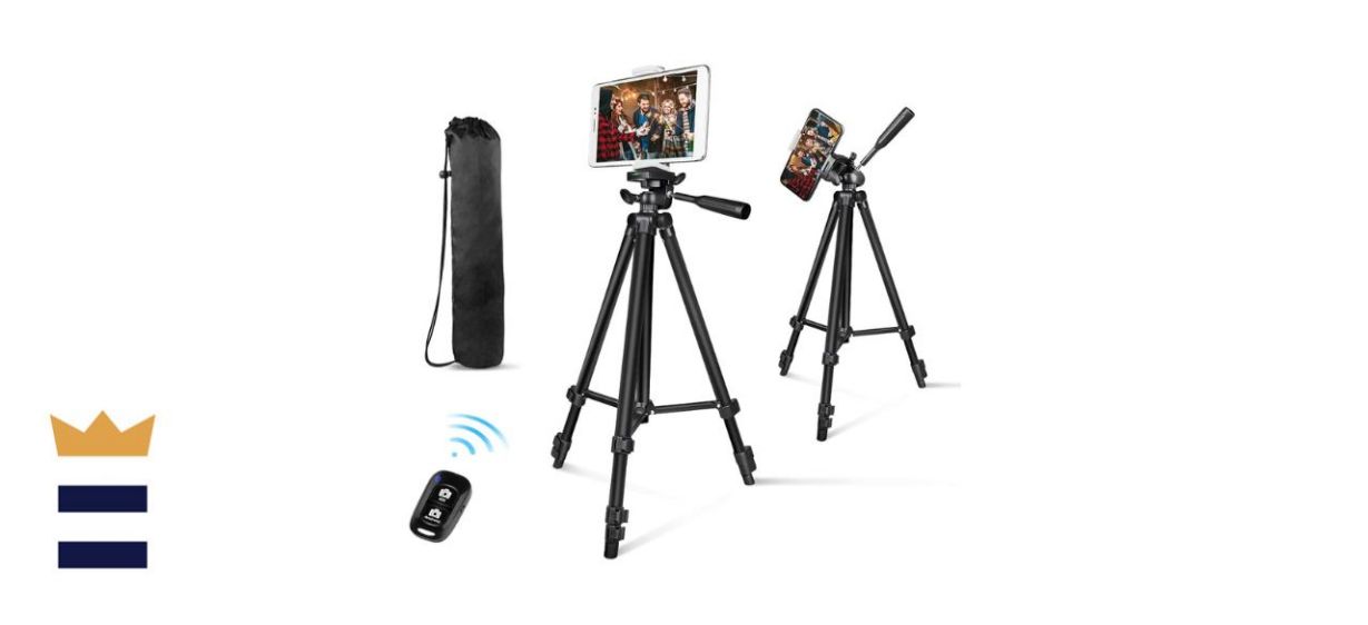 Aureday Adjustable Smartphone And Tablet Tripod Stand
