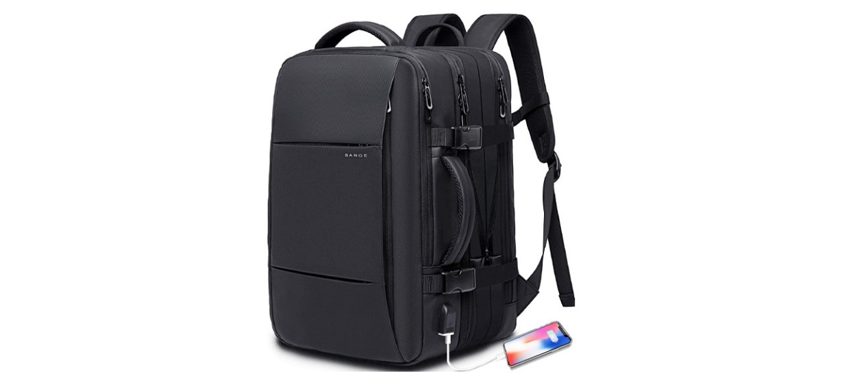 Bange Weekender Extra-Large 45L Expandable Waterproof Travel Backpack