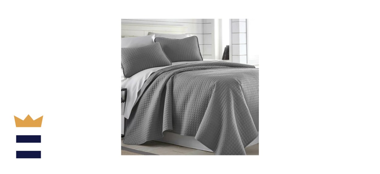 Barron Microfiber Reversible Quilt Set