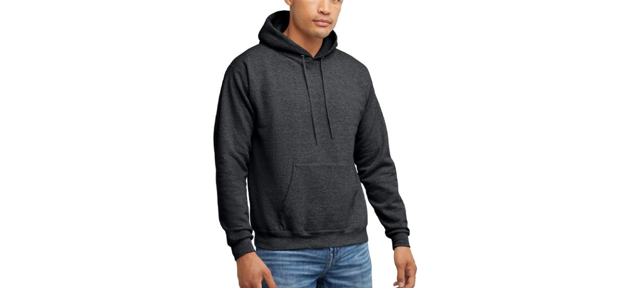 Hanes Men's Ecosmart Hoodie on white background