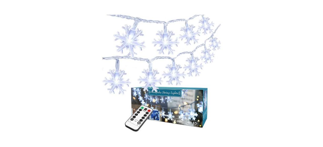 Best BrizLabs Snowflake Christmas Lights