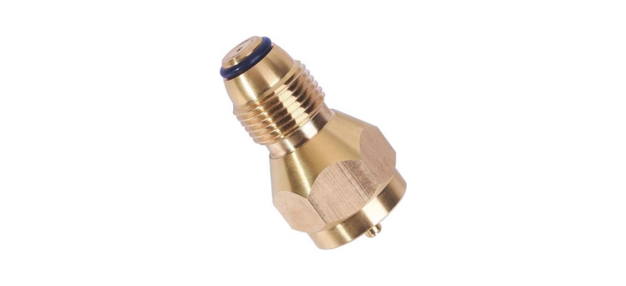 DozyAnt Propane Refill Adapter on white background