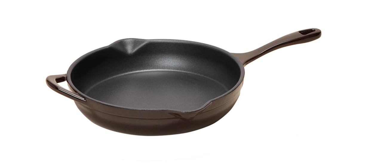 Cravings By Chrissy Teigen 11 In. Enamel Cast Iron Grill Pan