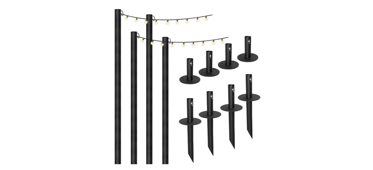 Bistro String Light Poles Bistro String Light Poles