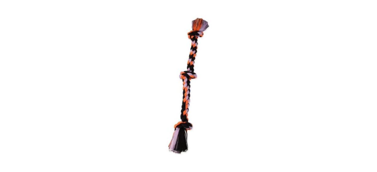 Best Mammoth Cottonblend 3 Knot Dog Rope Toy