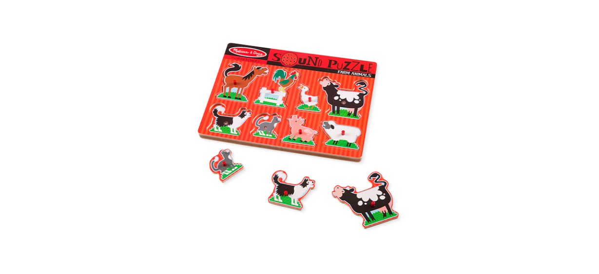 Best Melissa &amp; Doug Farm Animals Sound Puzzle