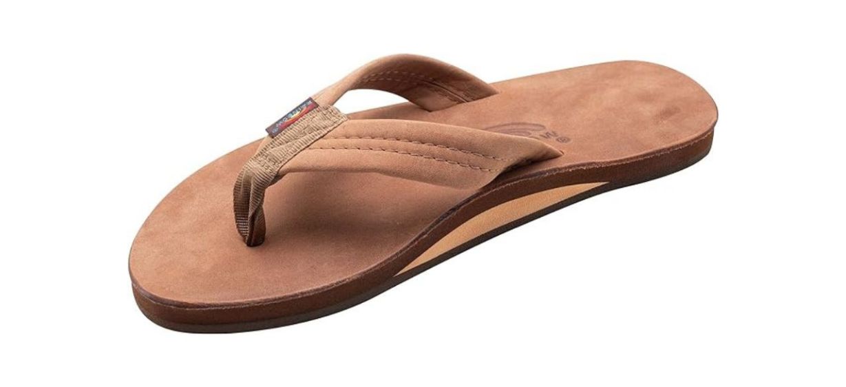 Rainbow Sandals Men's Luxury Leather Flip Flops