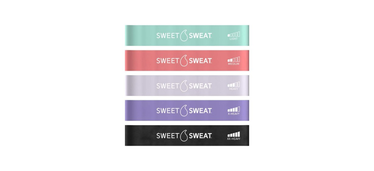 Best Sweet Sweat Mini Loop Resistance Bands - Set of 5