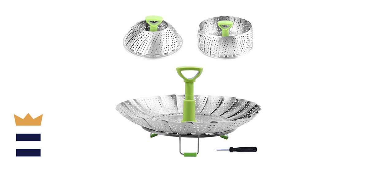 Consevisen Expandable Stainless Steel Steamer Basket