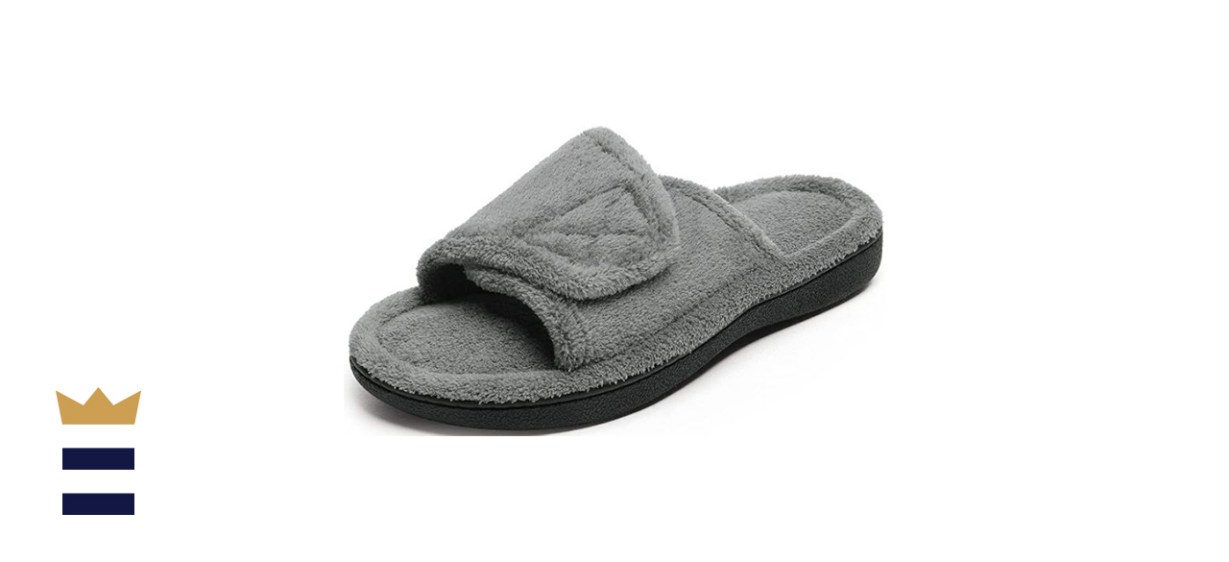 DREAM PAIRS Women's House Memory Foam Fuzzy Orthotic Slippers