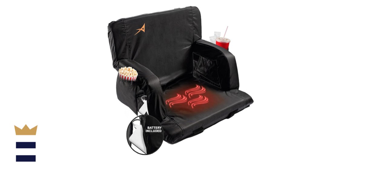 Extra Wide Heated Stadium Seats for Bleachers with Back Support